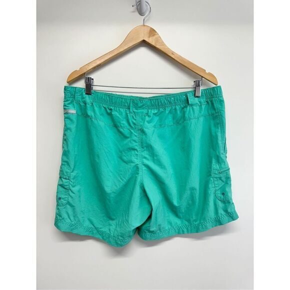 Columbia Shorts Mens Performance Fishing Gear Green Size Large‎ 6” - Picture 5 of 9